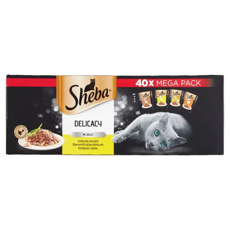 Cumpărături sigure Sheba plic Poultry 40x85 g