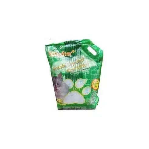 Chilipir Kingstar Nisip pentru pisici Silice With green apple 10 l