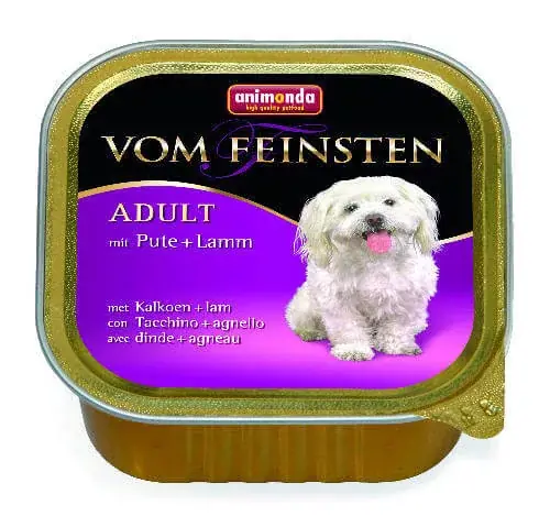 Animonda Vom Feinsten Adult (turkey, lamb) Adult câini pentru 12x150 g Bestseller