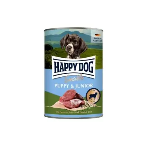Happy Dog Puppy Junior (Lamb) conservă 6x400 g Livrare rapidă