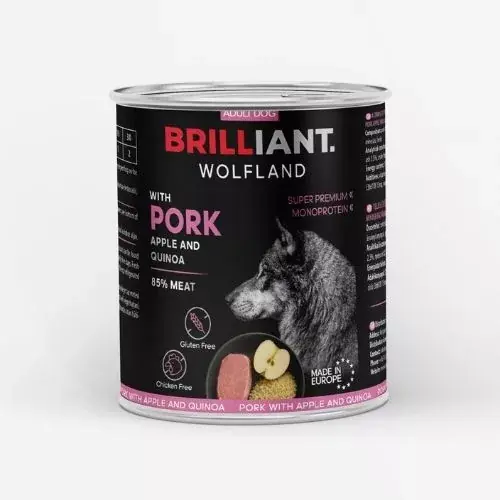 Brilliant Wolfland pork with apple și with quinoa 800 g Popular