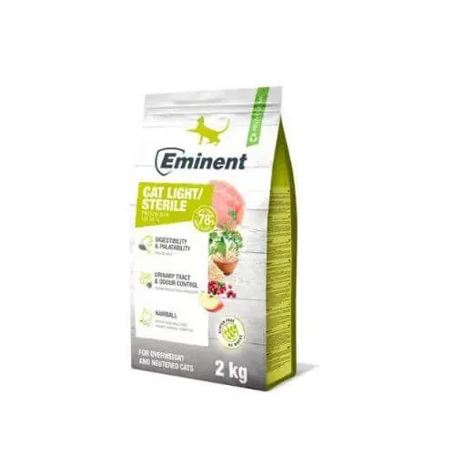 Reducere Eminent Cat Light/Sterile Chicken hrană pentru pisici 2kg