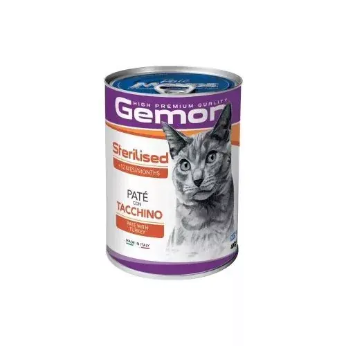 Gemon Cat Adult Pate conservă curcan 400g Discount