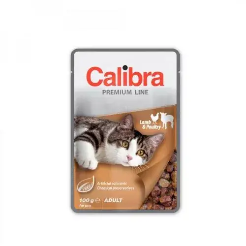 Premium Calibra Cat Premium Adult Lamb & Poultry 100g