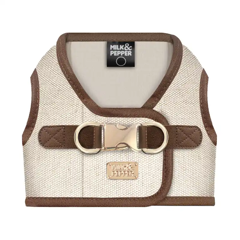 Milk & Pepper – ham pentru câini Java Harness – maro, vestă de vară Premium
