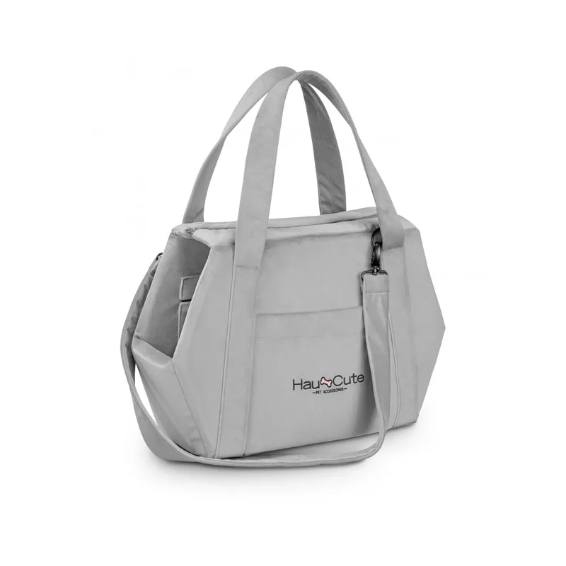 Doar azi Hau Cute Simplicity Grey – geantă de transport pentru câini elegantă și practică