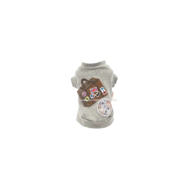 Traveller doggo t-shirt Luludog Reducere extra