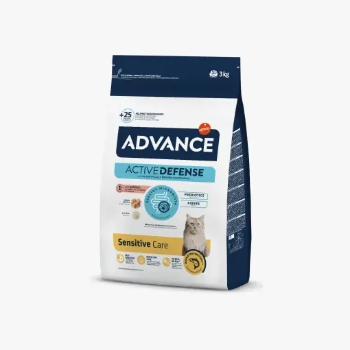 Advance Cat Adult Sensitive Somon, hrana uscata pisici, 3KG Vezi acum