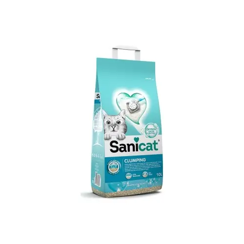 Comandă acum Asternut pentru litiera Sanicat Clumping Marseille, nisip igienic pisici, 8L