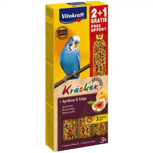 Vitakraft Baton Kracker Smochine si Caise, supliment perusi, 60G + 30G Gratis Vezi acum