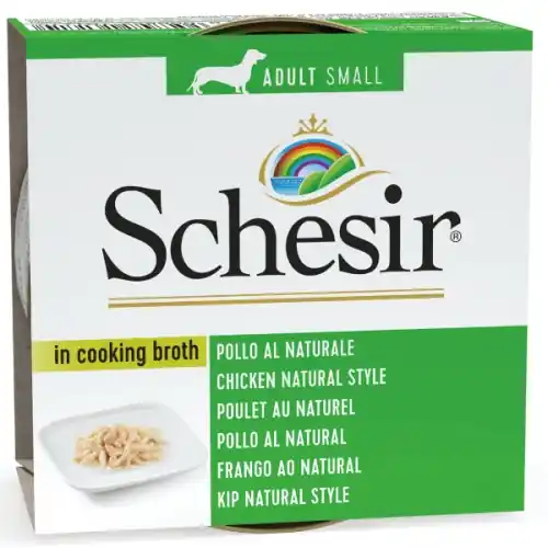 Schesir Adult Small cu Pui, hrana umeda caini, 85G Livrare rapidă