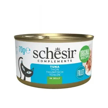 Schesir conserva Ton in jeleu, hrana umeda pisici, 70G Cumpărături sigure