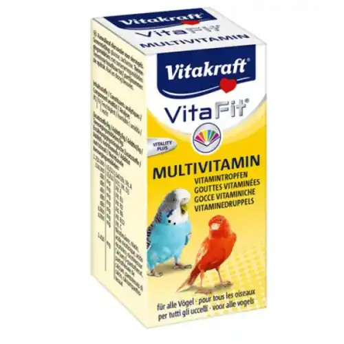 Vitakraft Vitafit Multivitamin, vitamine pasari exotice, 10ML Reducere specială
