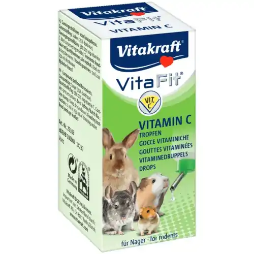 Preț mic Vitakraft Vitafit Vitamina C, Vitamine rozatoare, 10ML