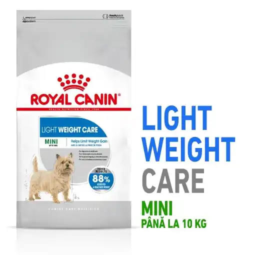 Bestseller Royal Canin Mini Light Weight Care Adult, hrana uscata caine, limitarea cresterii in greutate, 8KG