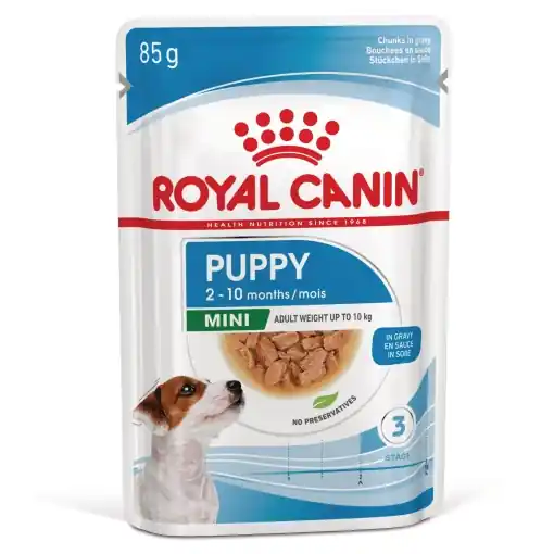 Royal Canin Mini Puppy, hrana umeda caine junior (in sos), 12 x 85G Premium