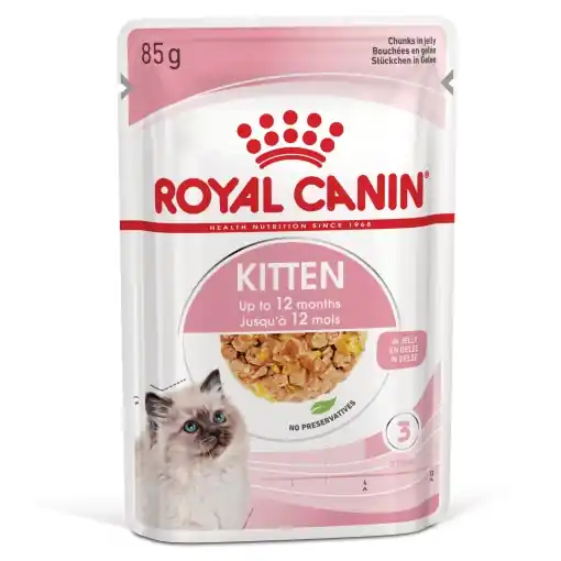 Cel mai bun preț Royal Canin Kitten, hrana umeda pisica junior (aspic), 12 x 85G