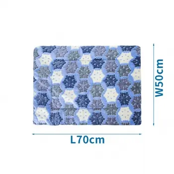 PERNA VELVET ALBASTRA S 70X50CM 47444 Cumpărături sigure