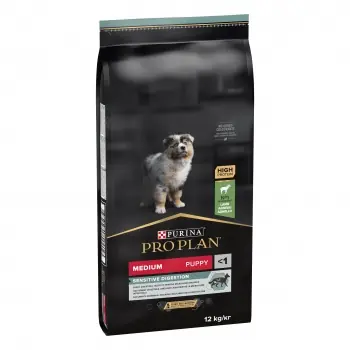 Livrare expres PRO PLAN MEDIUM PUPPY SENSITIVE DIGESTION MIEL 12KG/SAC