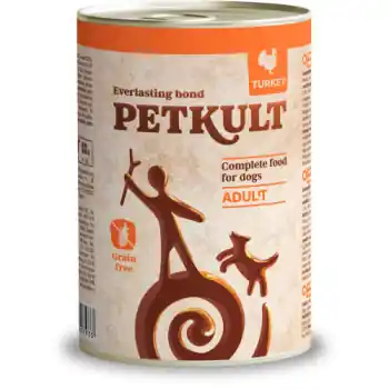 CONSERVA PETKULT ADULT CURCAN 24X400G/BAX Reducere specială