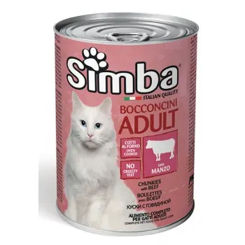 CONSERVA SIMBA CAT VITEL 415G Preferatul clienților