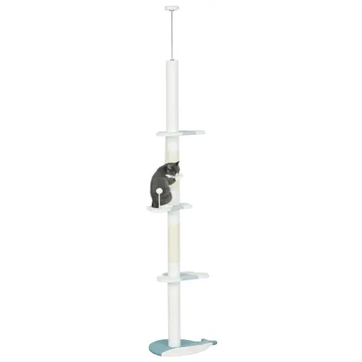 Cumpără acum Ansamblu de Joacă Reglabil pentru Pisici 225-255 cm Alb