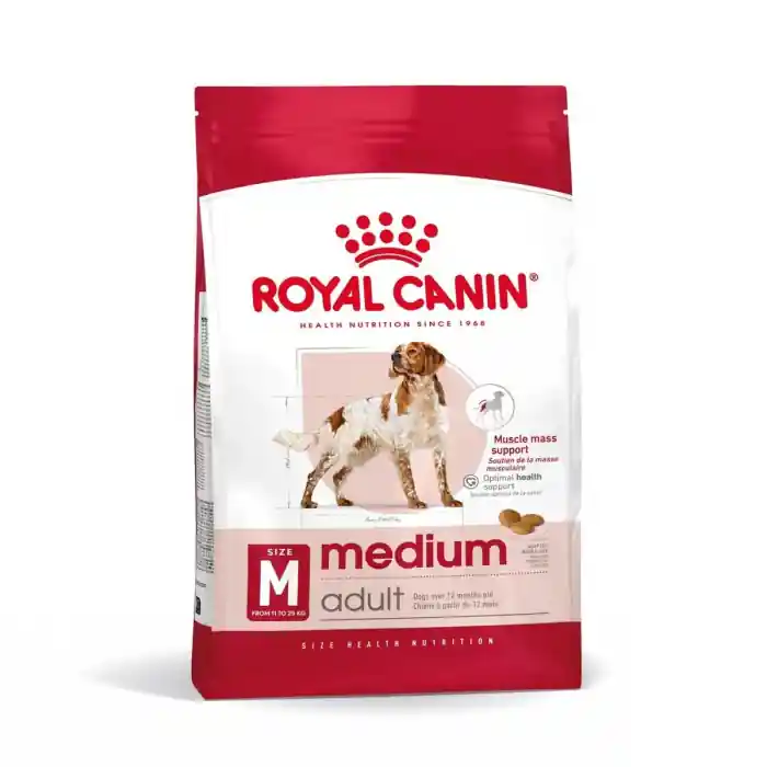Retur gratuit Royal Canin Medium Adult hrana uscata caini, 12kg