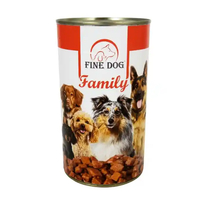 Hrana umeda pentru caini Fine Dog Family, cu Vita, 1240g Comandă acum