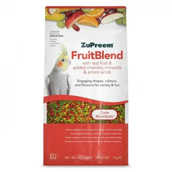 Popular ZuPreem FruitBlend, Papagali Medii, 1Kg