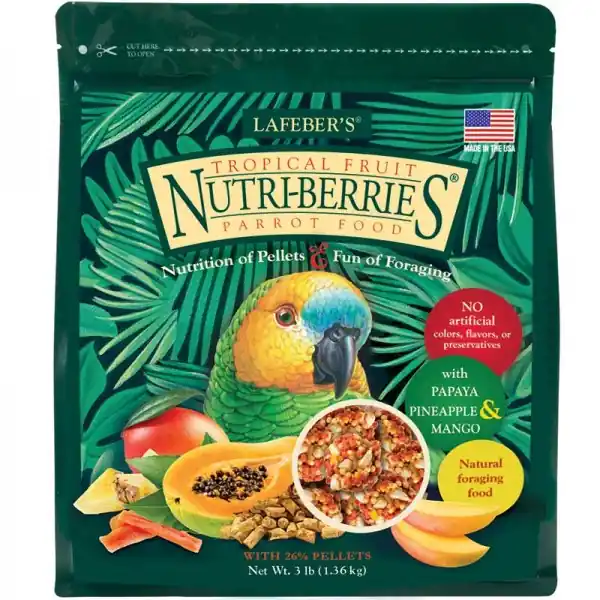 Plată sigură Lafeber NutriBerries Tropical Fruit