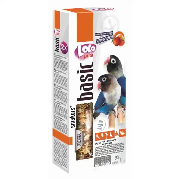 Disponibil imediat Lolo Pets Baton Basic cu Fructe, 90g