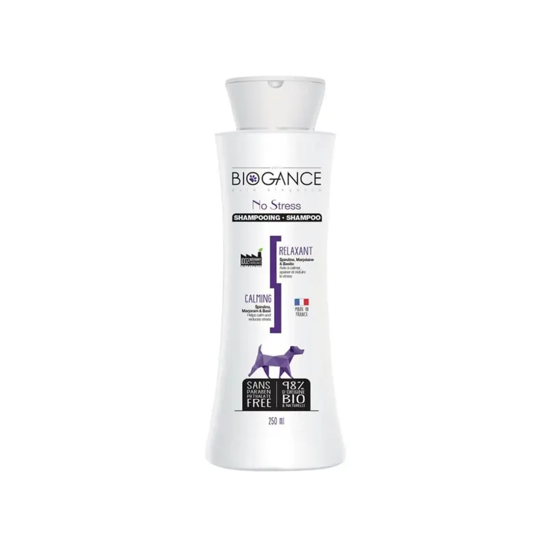 Retur ușor Sampon Biogance No Stress – Formula Naturala pentru Caini, 250ml