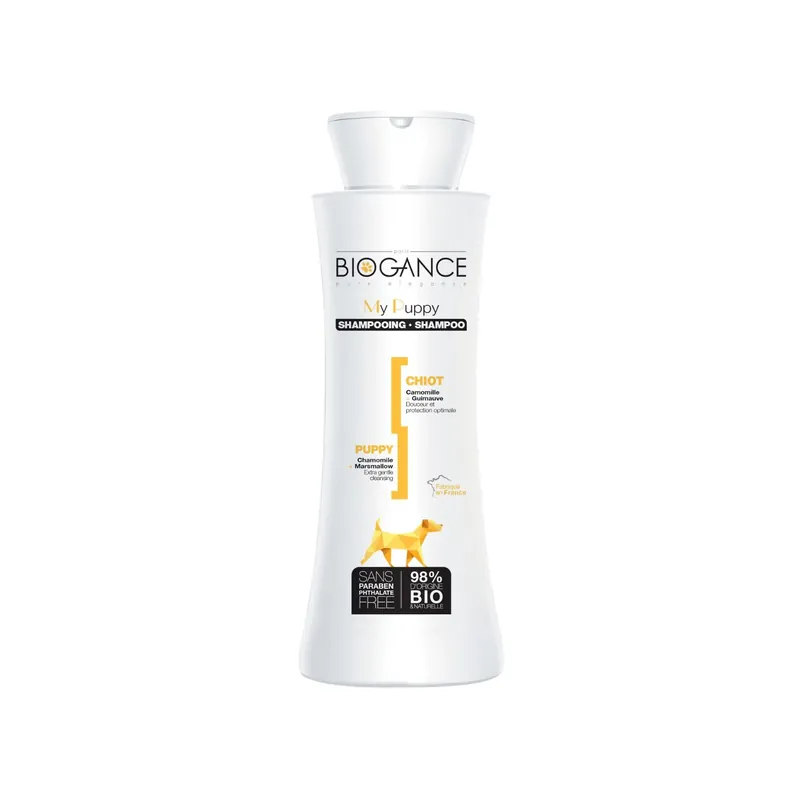 Sampon Biogance Puppy – Formula Naturala cu Musetel pentru Catelusi, 250ml Cumpărături sigure