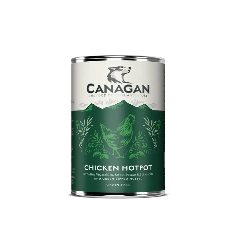 Mai ieftin Canagan Chicken Hotpot, Hrana Umeda pentru Caini, Adult si Junior, Tocanita Traditionala cu Pui si Legume Organice, Fara Cereale, 400g