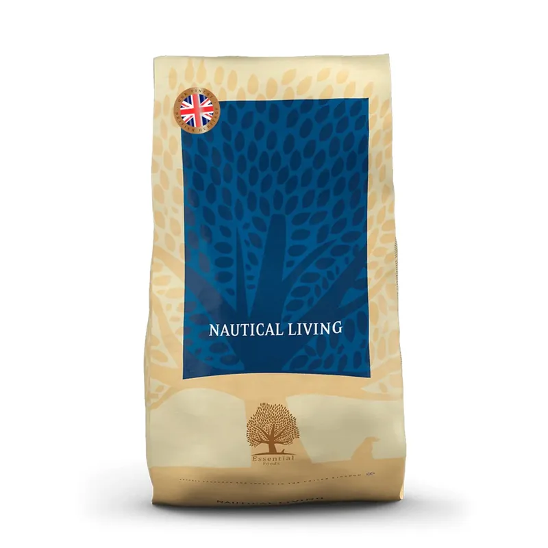 Essential Nautical Living, Hrana Uscata pentru Caini Adulti, cu Somon, Pastrav si Hering, Crocheta Mare, Fara Cereale, 10kg Super ofertă