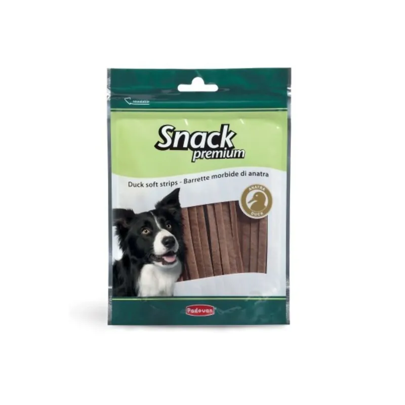 Ofertă specială Padovan Premium Duck Soft Strips, Recompense Moi pentru Caini din Carne de Rata, 100g
