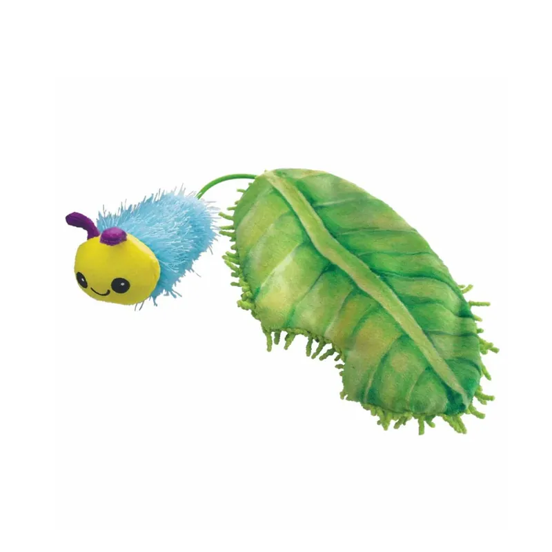 Reducere extra KONG Flingaroo CATerpillar Jucarie Interactiva pentru Pisici, Omida cu Catnip (Iarba Matei)