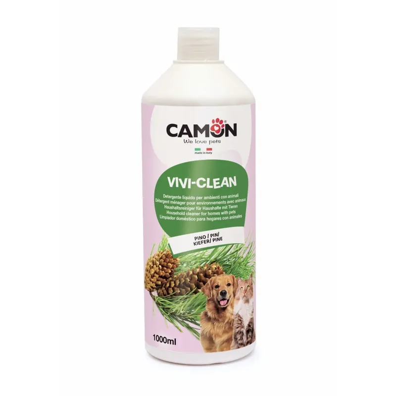 CAMON Vivi-Clean Detergent Igienizant Concentrat cu Parfum de Pin, pentru Litiere, Custi si Pardoseli, 1L Ofertă limitată