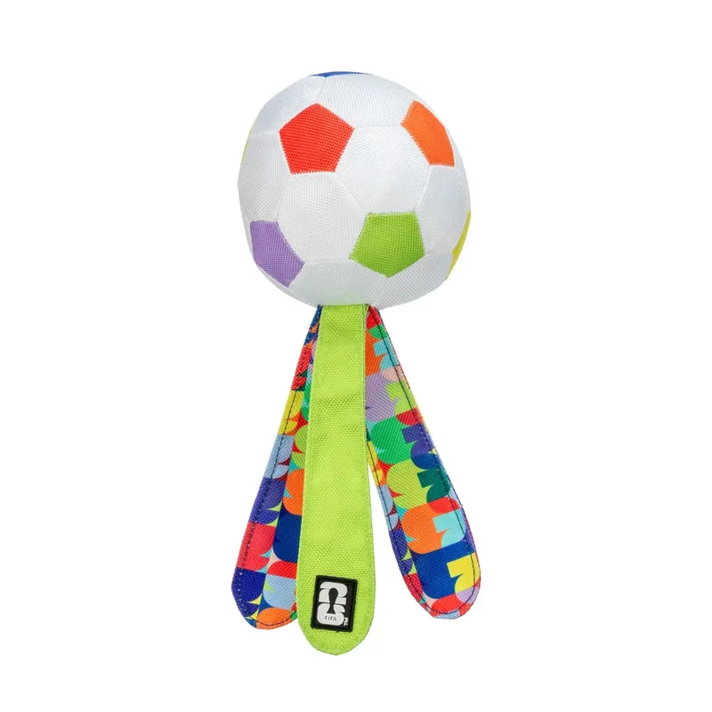 Lichidare de stoc Trixie FIFA 2026 Jucarie Caini Minge cu Panglici, Editie Limitata, 30cm, Multicolor