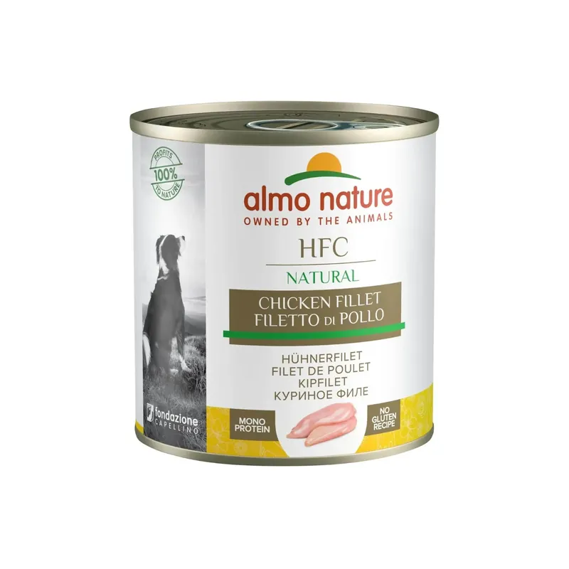 Vezi acum Almo Nature HFC, Hrana Umeda Complementara pentru Caini Adult, cu File de Pui, 280g