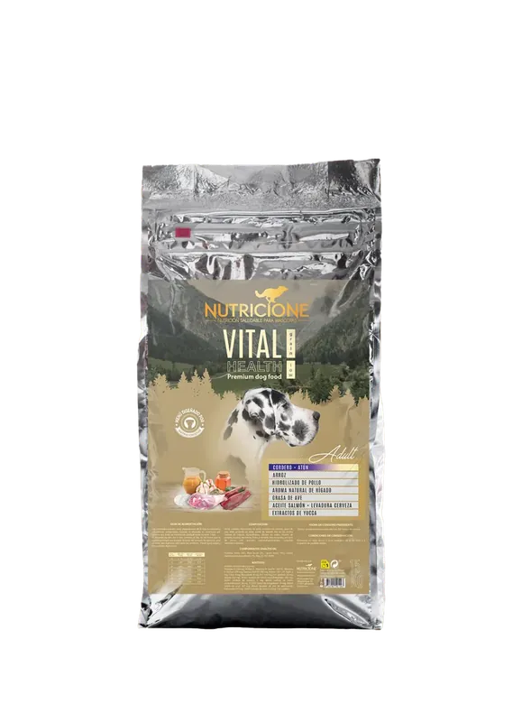 Doar azi Nutricione Hrana Uscata pentru Caini Adulti, Miel, Ton, Pui si Orez, 15kg