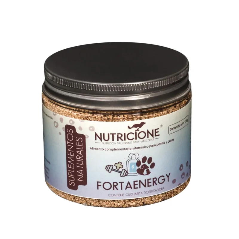 Livrare rapidă Nutricione FORTAENERGY Supliment Multivitamine Natural pentru Caini si Pisici, 125 g
