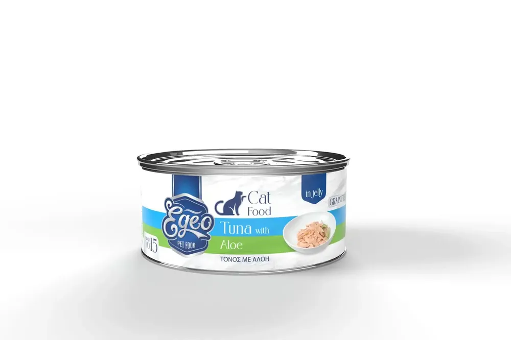 Livrare expres EGEO CATADULT TUNA WITH ALOE JELLY - GRAIN FREE 85GR