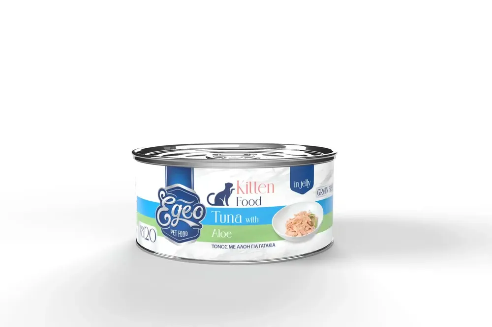 EGEO CATKITTEN TUNA WITH ALOE JELLY - GRAIN FREE 85GR Livrare expres