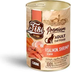 FISI CATADULT SALMON SHRIMP & CARROT CHUNK 400gr Ofertă exclusivă