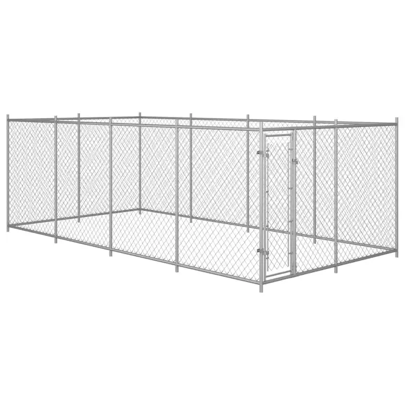 Retur gratuit Padoc pentru câini de exterior, 7,6 x 3,8 x 1,9 m