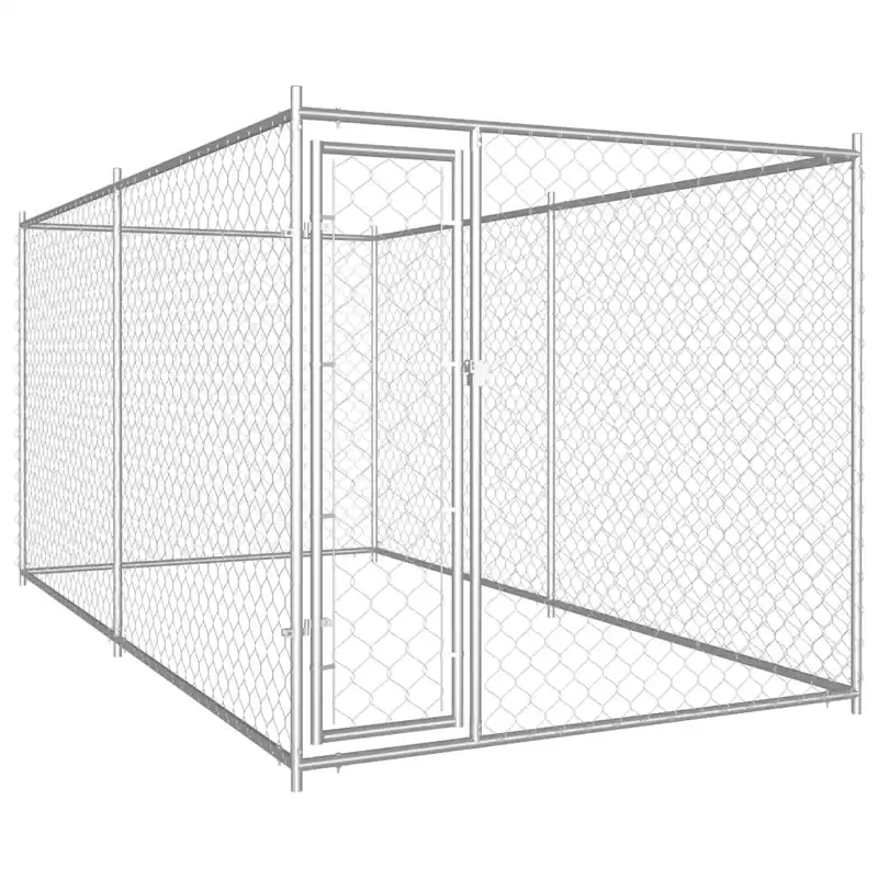 Ofertă limitată Padoc pentru câini de exterior, 382 x 192 x 185 cm