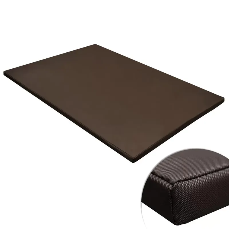 Premium Covor plat dreptunghiular pentru câini, maro, L