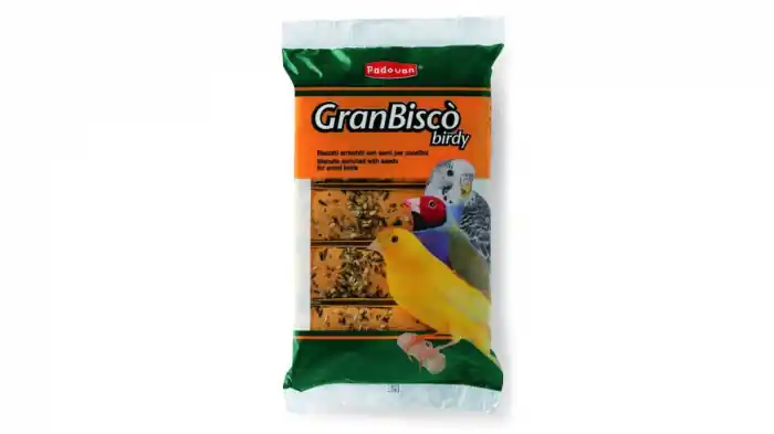 Granbisco Birdy, Biscuiti pentru Pasari, Padovan, cu Seminte si ou, 30g Livrare rapidă