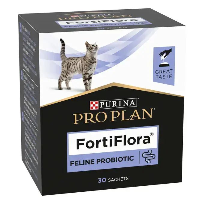 Purina Pro Plan, Fortiflora Feline, Probiotic pentru pisici, 30x1g Doar azi